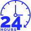 24 hours icon