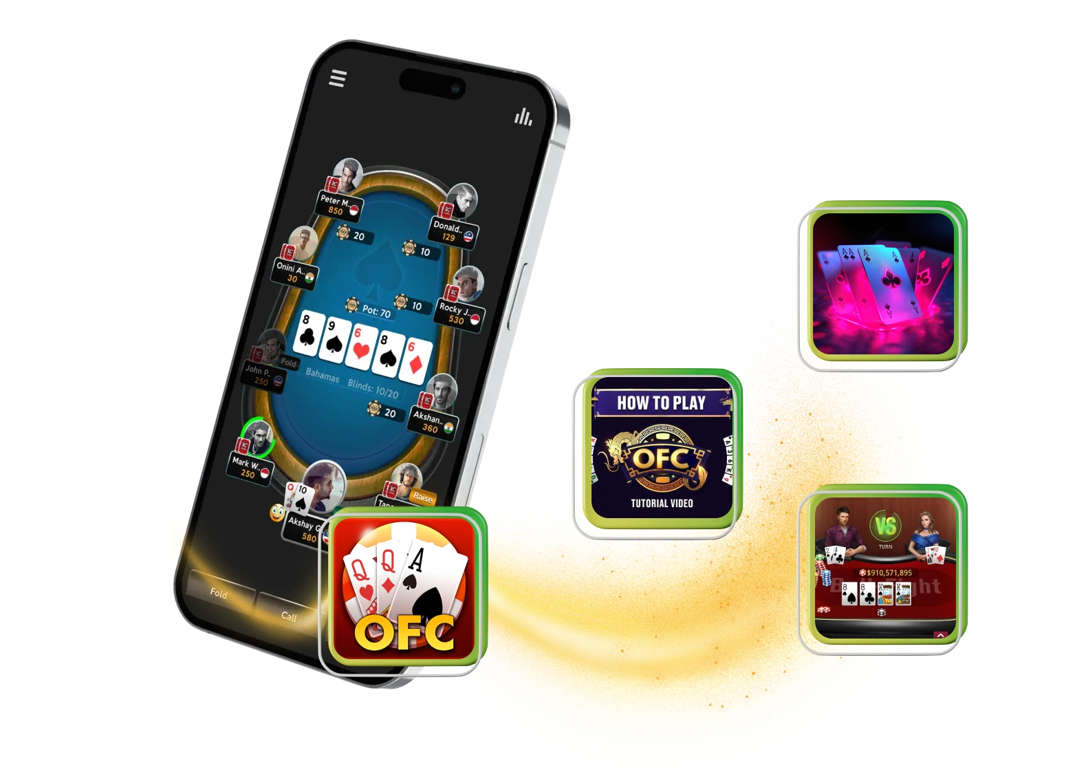 ofc poker game development