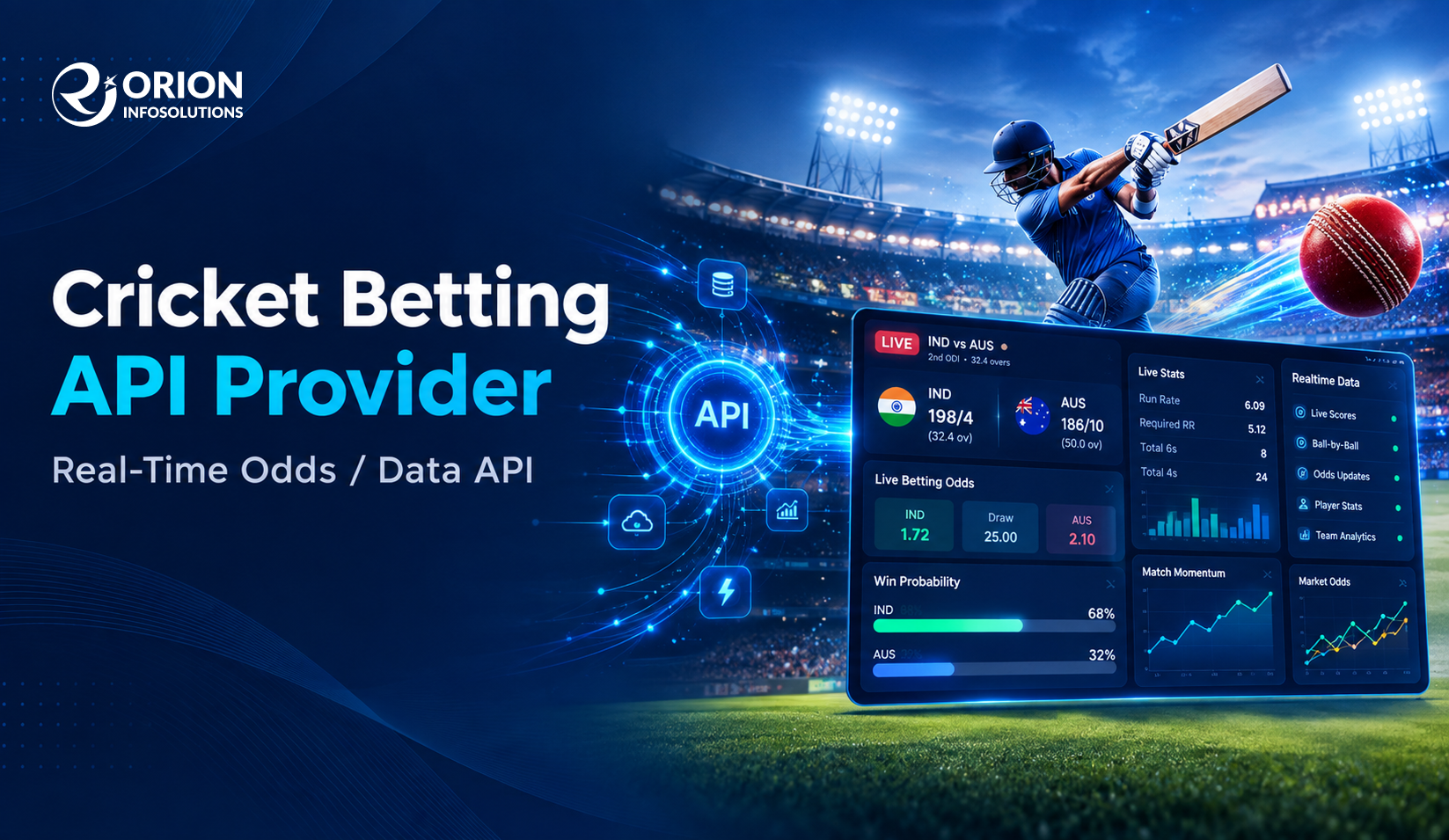 Cricket Betting API Provider: Real-Time Odds/Data API