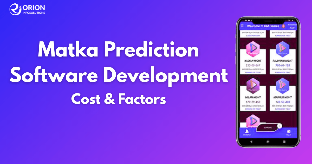 Matka Prediction Software Development Services