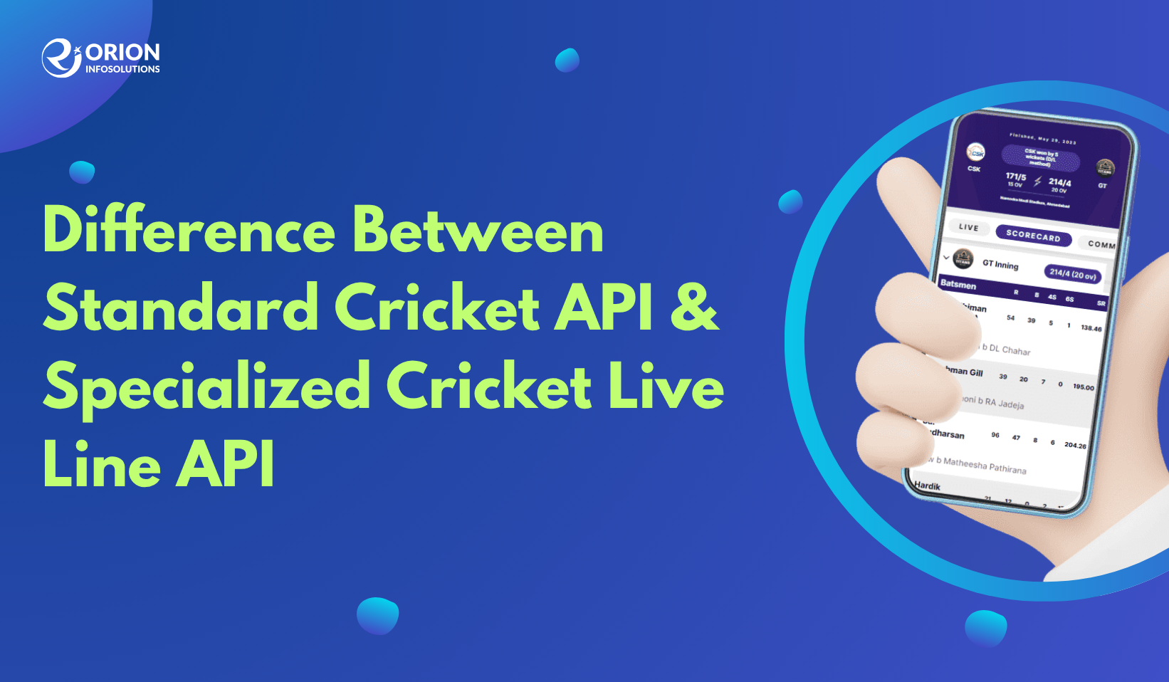 Difference Between Standard Cricket API & Specialized Cricket Live Line API
