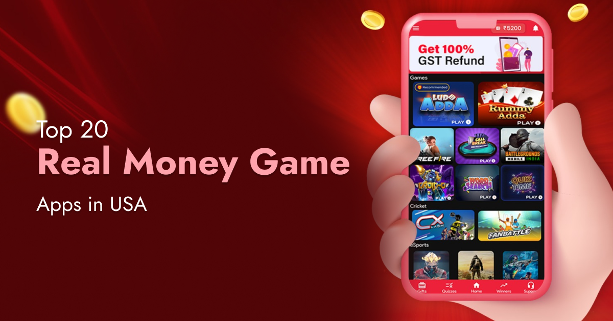 Top 20 Real Money Game Apps in USA