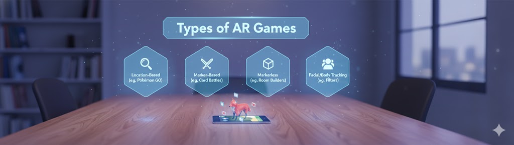 types of AR games